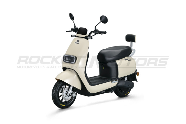 Электрический скутер ROCKOT (Рокот) IMPULSE бежевый | Мототека Электрический скутер ROCKOT (Рокот) IMPULSE бежевый | Мототека