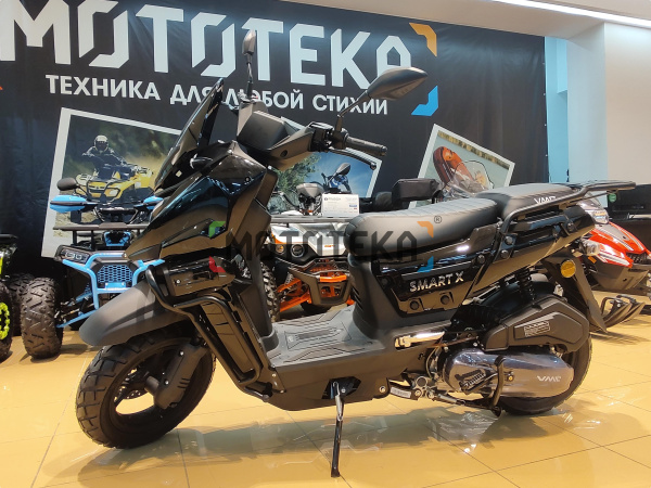 картинка Скутер Vento (Венто) VMC SMART X 49сс (170сс, LED панель, CBS, USB, сигнализация) VIN MATT BLACK от магазина Мототека Скутер Vento (Венто) VMC SMART X 49сс (170сс, LED панель, CBS, USB, сигнализация) VIN MATT BLACK - купить с доставкой, по выгодной цене в интернет-магазине Мототека