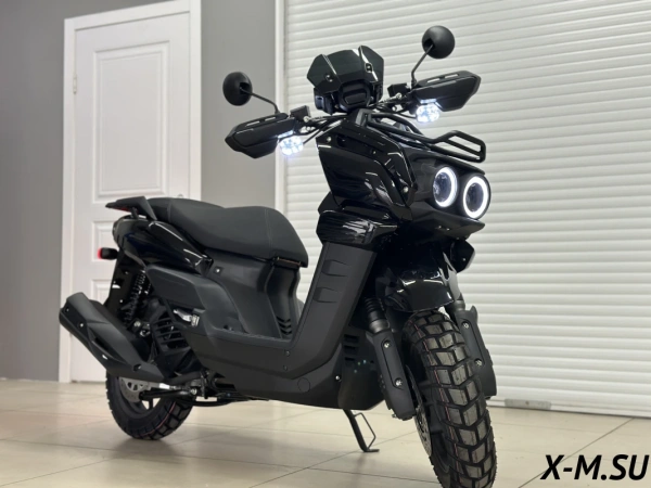 Скутер PROMAX (Промакс) STALKER 49 (200) чёрный матовый | Мототека Скутер PROMAX (Промакс) STALKER 49 (200) чёрный матовый | Мототека